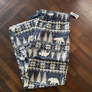 Women's Flannel Pajama Bottoms Size Large New With Tags